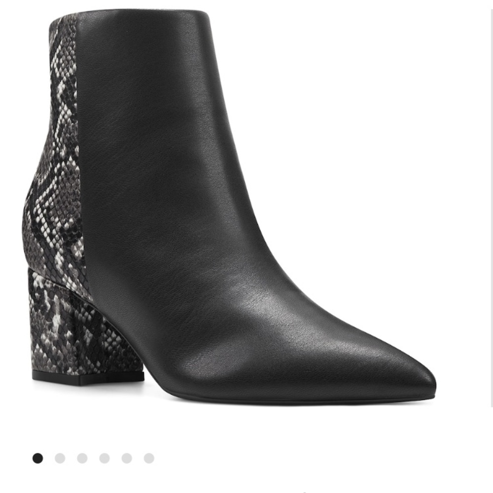 Nine West snake print boots